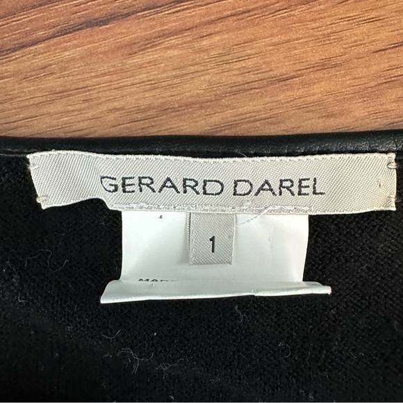 Gerard Darel Wool Blue Zebra Sweater Size Medium - Picture 6 of 11